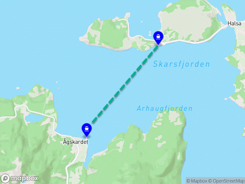 12. Fähre Ågskardet - Forøy (Nordland)