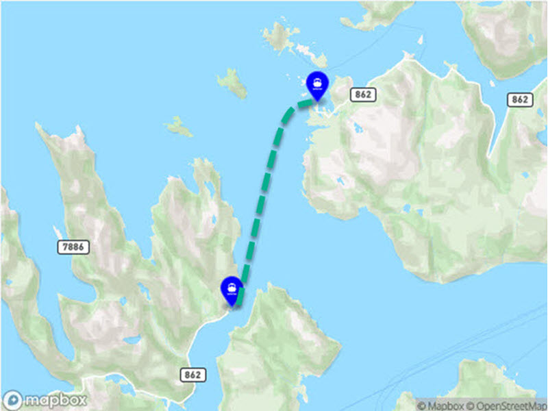 15. Fähre Botnhamn  - Brensholmen (Troms)