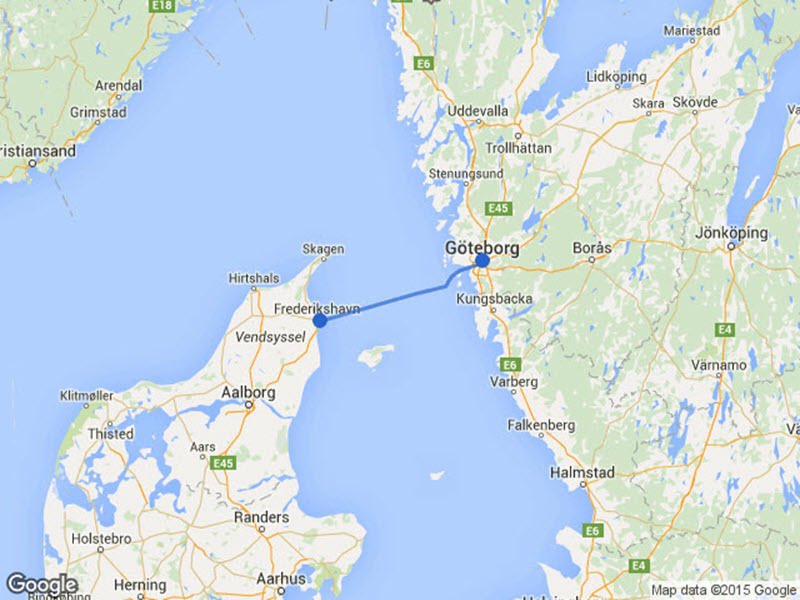 17. Fähre Göteborg - Frederikshavn